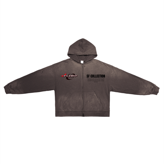 Vintage Floaty Zip Up